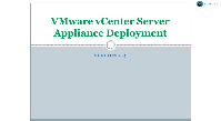 Vmware vCentre Server Appliance Deployment Continues